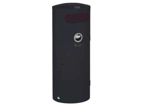 Combi-Asbak 70 Liter HxØ 1045x420mm Ral7021 Antraciet Afsluitbaar