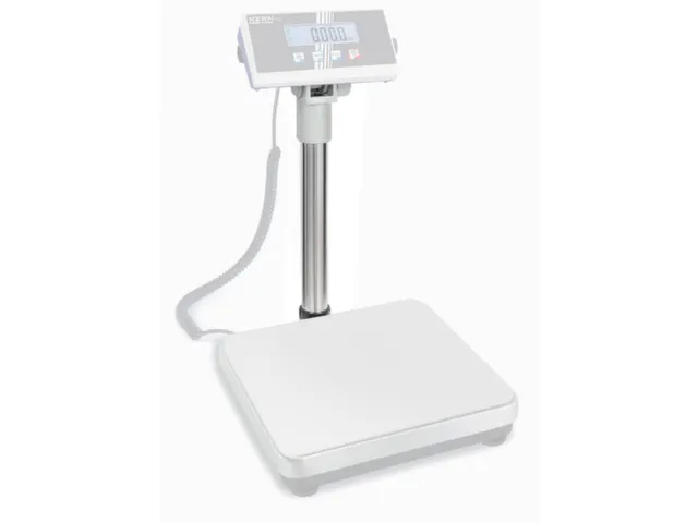 pakketweegschaal,platform BxD 315x305mm,RVS,weegbereik 300kg