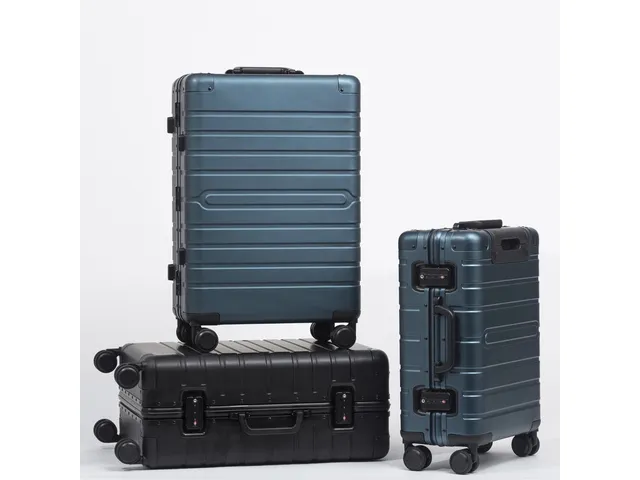 Koffer Alumaxx GRAVITY 55x37x20cm zwart Aluminium 4 wielen