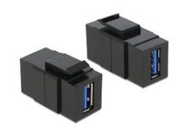 Keystone usb 3.0. Kleur: zwart