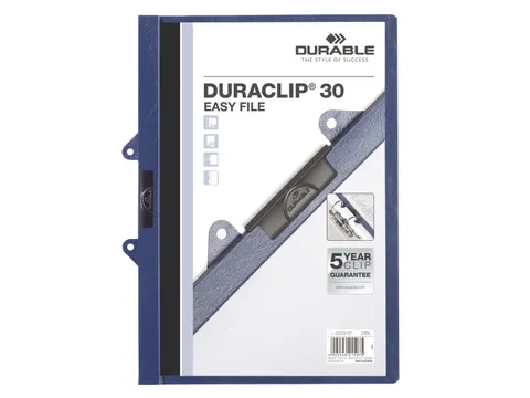 DURACLIP 30 EASY FILE Klemmap Donkerblauw A4