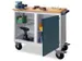 Établi Mobile Charge Maxi. 400Kg Tôle D'acier Ral7035 Façade Ral703