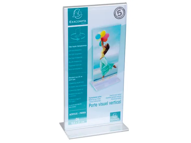 Folderhouder T DL ve rticaal transparant