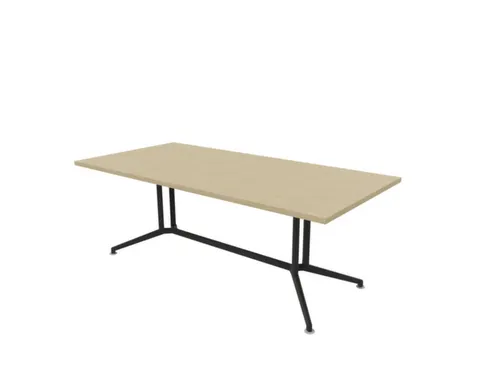 vergadertafel,HxBxD 740x2100x1000mm,rechthoekig