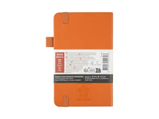 Notitieboek Sakura hard cover pocket lijn amber 90x140mm - 2