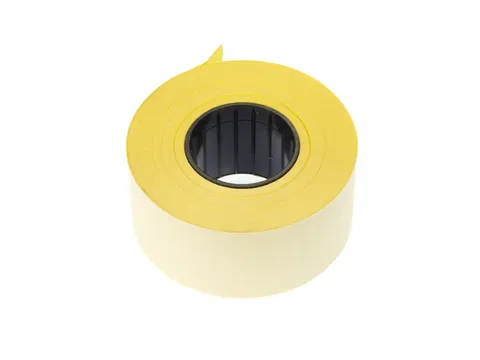 #*Prijstang etiket non perm. geel 1000 et.op rol 26x16mm R 2 regels