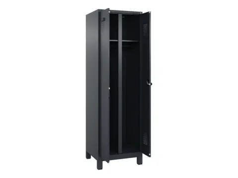 locker voor scheiding van kleding,HxBxD 1950x600x500mm,2vak