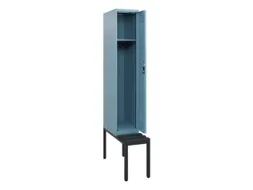locker met bank,HxBxD 1950x300x815mm,1vak,vak B 300mm,cilinderslot