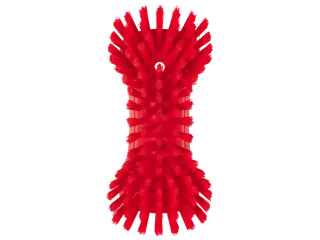 Vikan Hygiene extra grote handborstel extra harde vezels 230mm Rood - 3
