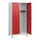schoollocker,HxBxD 1630x800x500mm,2vak,vak B 400mm,draaigrendel,voeten