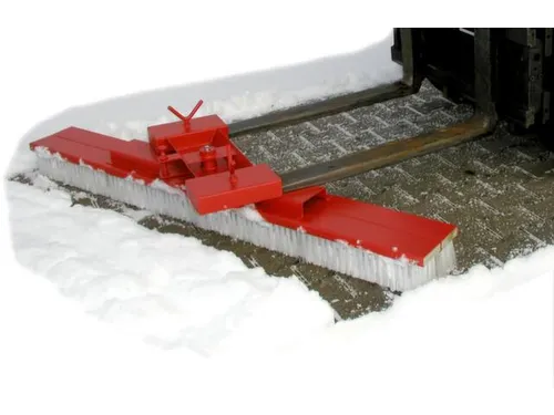 vorkheftruck-bezem,HxLxB 410x350x2000mm,verstelbaar,staal,RAL3000