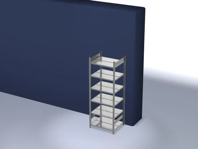 dossierstelling,grondveld,HxBxD 2000x810x635mm,vaklast 90kg
