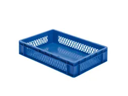 Euronorm-Stapelbak 22l H X L X B 120x600x400mm Blauw