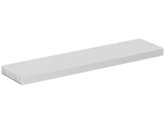 rechte tassenplank,v. balie,BxD 500x120mm,hout,lichtgrijs - 3
