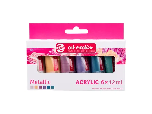 Acrylverf Talens Art Creation metallic assorti 6 tubes à 12ml