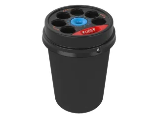 Robuuste Bekerbak Envirocup Grande 120 Liter Zwart - 1