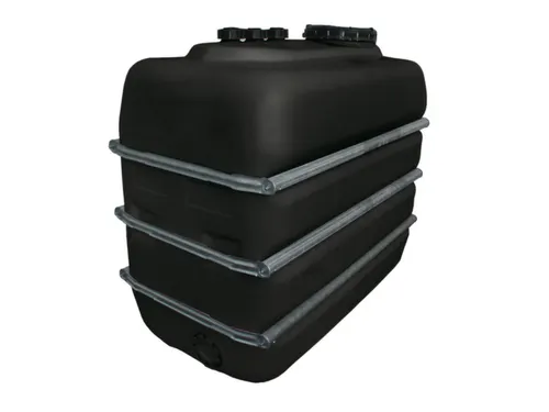 Opslagtank Ruimtebesparend Pe Hxlxb 1650X2230X1000Mm 3000 Liter Zwart