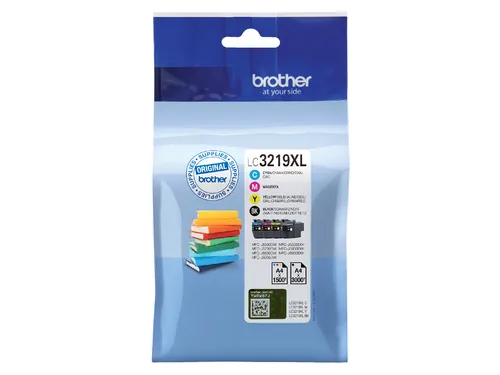Brother LC-3219XL Inktcartridge Zwart + 3 Kleuren Voordeelpak