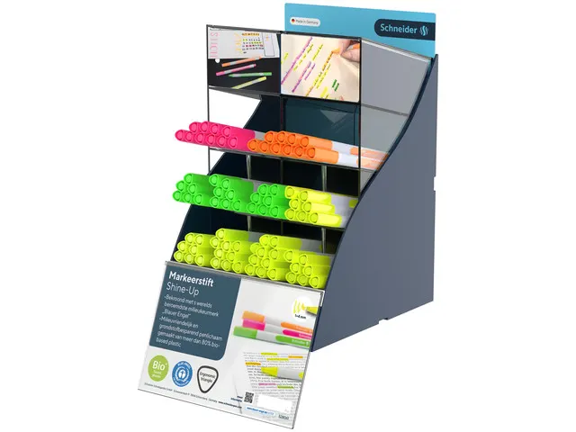 Markeerstift Schneider Shine-Up SIS-display inhoud 80 stuks