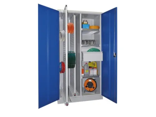 verticale kast,HxBxD 1950x1000x600mm,RAL7035,front RAL7016