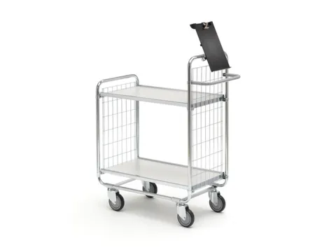 etagewagen,draagverm. 200kg,2etage(s),laadvl. LxB 620x425mm,houtetage