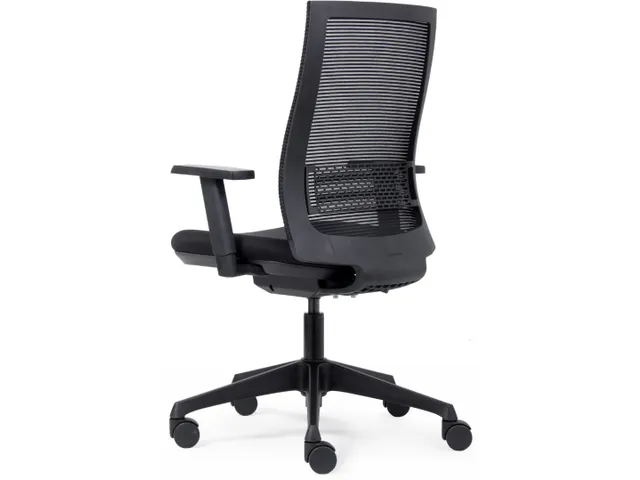 Bureaustoel Basic Ergo Net Zwart Lendensteun