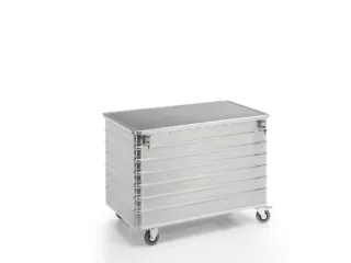 Bakwagens Aluminium Deksel En Cilinderslot 250kg 935x1280x730mm - 3