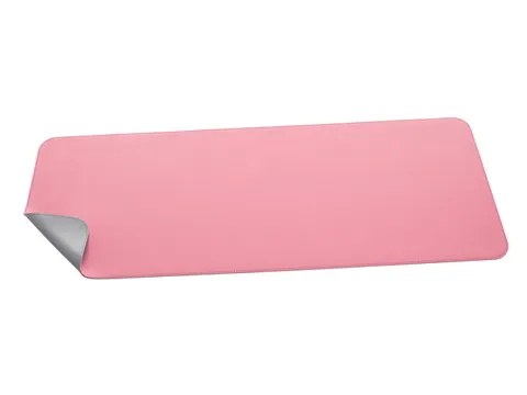 Onderlegger oprolbaar Sigel roze-zilver, 800x300x2mm imitatieleer, dub