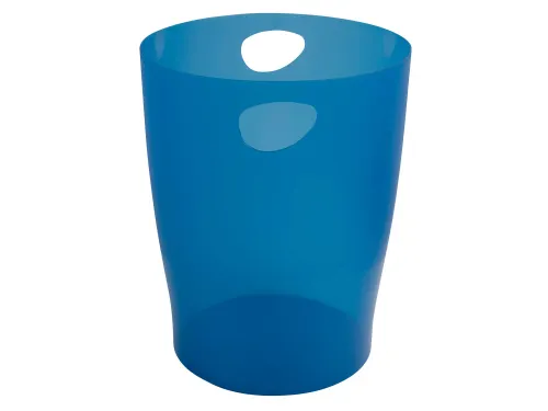 ECOBIN Papiermand 15 Liter Blauw Transparant