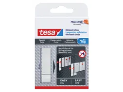 Kleefstrips tesa behang & pleisterwerk 1kg wit 6 stuks 6 stuks