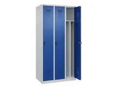 locker voor scheiding van kleding,HxBxD 1850x900x500mm,3vak