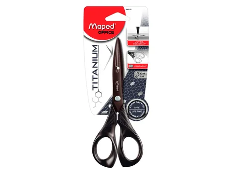 Schaar Maped Titanium 17cm zwart