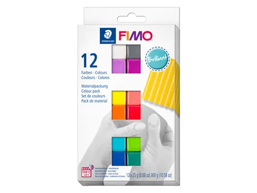 Klei Fimo soft colour pak à 12 briljante kleuren
