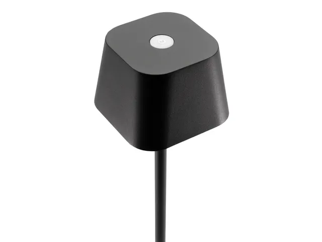 Lampe de table Securit Georgina LED rechargeable dimmable USB noir