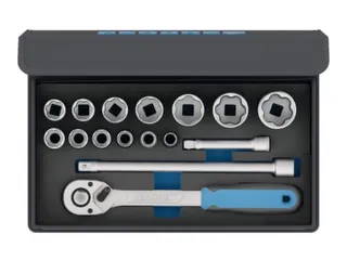 TC 19-MU-10 Dopsleutelset 1/2 inch 16-delig - 1