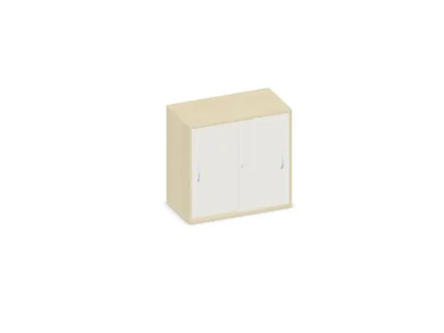 schuifdeurkast,HxBxD 770x800x430mm,decor romp esdoorn,decor front wit