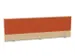 panneau de rehausse,p. table de bureau,NE-érable,BN3012-orange