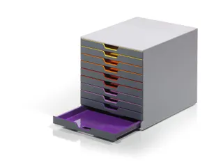 Ladenbox Durable Varicolor 10 laden grijs - 4