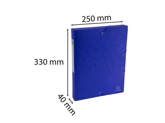 Klasseerdoos Scotten rug 40mm A4 blauw