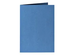 Correspondentiekaart Papicolor dubbel 105x148mm donkerblauw pak 6 st