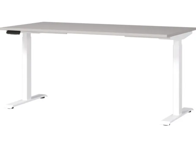 Elektrisch ihv bureau,HxBxD 720-1200x1600x800mm,blad decor kasjmier