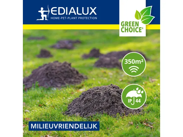 Mollenverjager op zonne-energie voor tuin