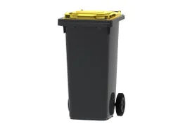 Mini-Container 120 Liter Grijs Geel