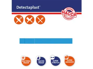 Detectaplast 8048 Pleister waterafstotend blauw 180x20mm 100 Stuks - 2