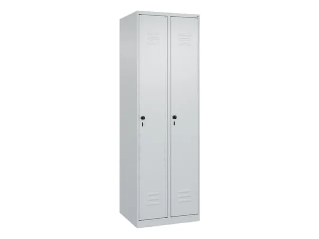 locker,HxBxD 1850x600x500mm,2vak,vak B 300mm,draaigrendel