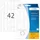 HERMA 2380 Universele etiketten 16x22mm Wit 1344 stuks