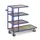 Bijzetwagen 150kg Lxbxh 1210x480x1055mm 4 Etages Hout Ral5010