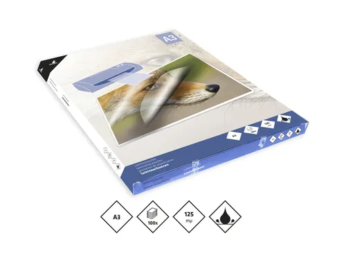 Lamineerhoes Kangaro A3 125 micron pak a 100 stuks