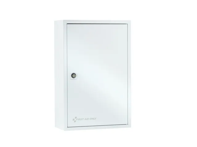 EHBO kast First Aid Only leeg 14x30x46 cm wit