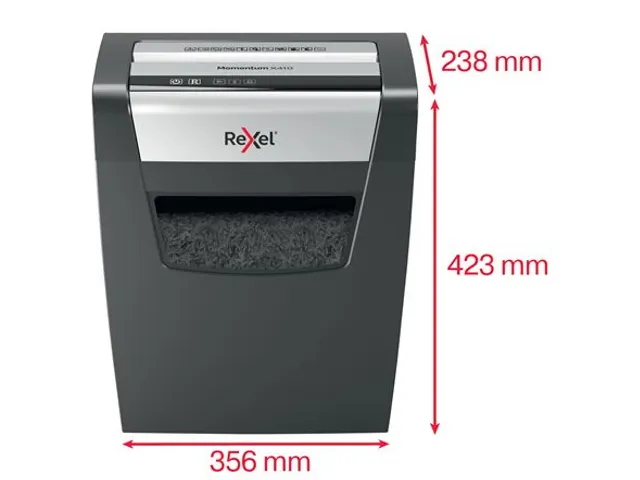 Papiervernietiger Rexel Momentum X410 snippers 4x28mm P-4